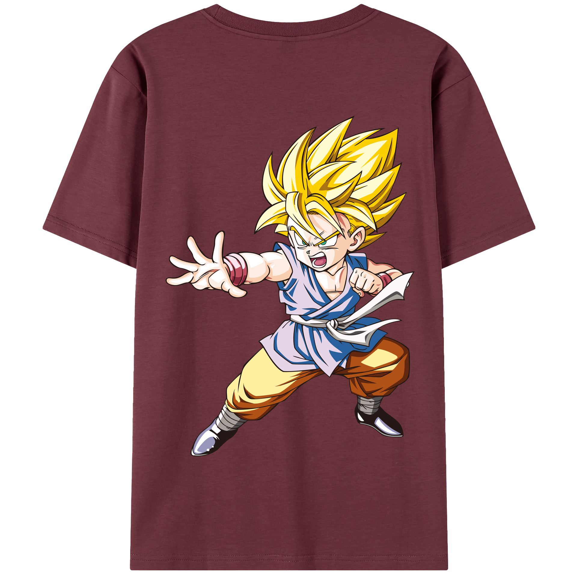 （画像用） ドラゴンボール ベジット DRAGON BALL Vegetto 綿100％半袖Tシャツ（背面プリント）